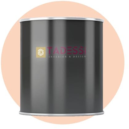 Tadessi Peinture d'intérieur rose, terre cuite, peinture murale mate, lavable, à émulsion, sans odeur et sans solvant - Bidon de 2,5 l
