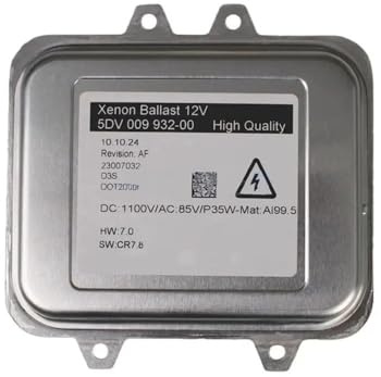 Ballast Xenon Compatible avec Opel Insignia 2011 2012 2013 (OEM 5DV 009 932-00 D3S) Module De Ballast Phare Xénon HID