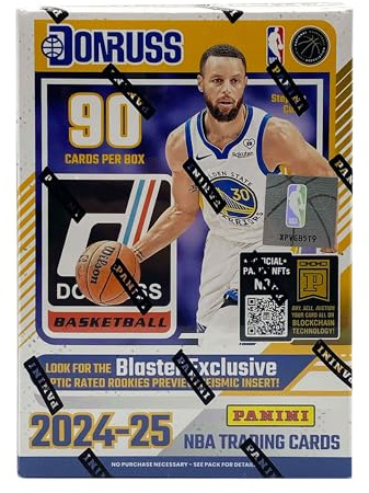 Panini Donruss 2024 2025 Blaster Box Basketball NBA & Card Up Sleeve