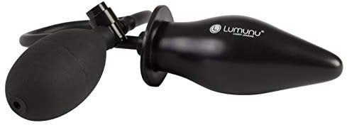 Deluxe Anal Pump Buttplug zum Aufpumpen aus Silikon (Ø 4,5 cm - 6 cm), von Venize