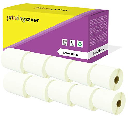 10 Rollen 100mm x 210mm Thermodirekt-Etiketten kompatibel für Zebra GK420d GK420t GC420d GX420d GX420t GC420t GX430t GT800 LP2844 TLP 2844 Citizen CL-S521 CL-S621 CL-S631 (200 Etiketten pro Rolle)