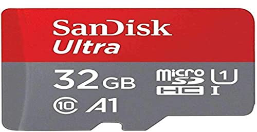 SanDisk Ultra microSDHC 32GB + SD Adapter 120MB/s A1 Class 10 UHS-I - Tablet Packaging