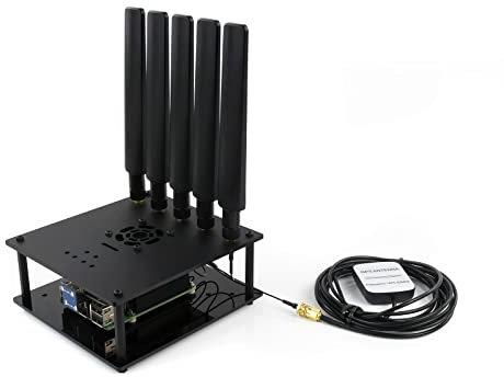 Waveshare SIM8200EA-M2 5G HAT With Antennas for Raspberry Pi5G/4G/3G Support Snapdragon X55 Onboard Multi Mode Multi Band Applicable For Regions With 5G Sub-6G Signal Coverage