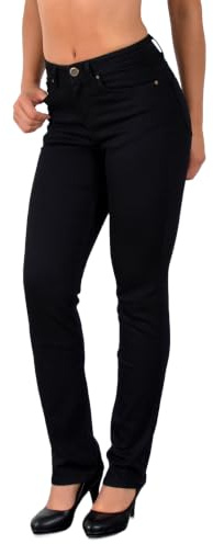 ESRA Straight Fit Jeans Damen High Wasit Damen Jeans Stretch Übergröße G800 | Atmungsakktives Material , einzigartige Coloured Jeans , Aus hochwertigen und langlebigen Materialien