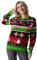U LOOK UGLY TODAY Hässlicher Weihnachtspullover, Unisex Lustiger Chunky Fair Isle Gestrickter Festlicher Pullover für Party Drive My Sleigh Tonight XL