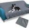 Pawsee Wasserdicht Hundedecke rutschfest, wasserdichte Hundematte für Unterwegs Hundesofa Schutzdecke Couch Überwurf, Wasserabweisende Decke Schutzdecke Tagesdecke für Große Hunde, L 203 x 152cm