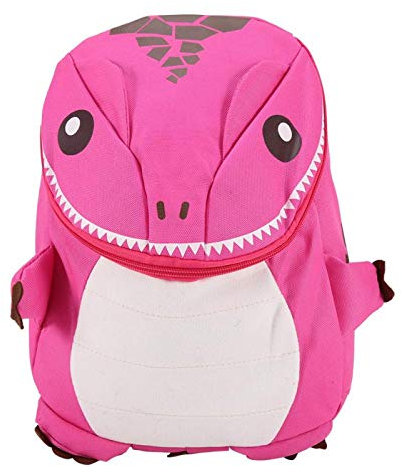 Kinder Dinosaurier Rucksack, Kindergartenrucksack Jungen 3D Kleinkind Cartoon Kindergarten Rucksäcke Schulrucksack Vorschule Niedlich Kinderrucksack Mini Tiere Kindergartentasche Rucksack Kinder Rosa