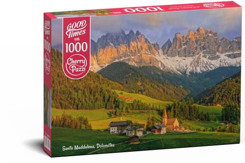 Schmidt 1000 EL. Cherry Pazzi Santa Maddalena, Dolomites [Puzzle]