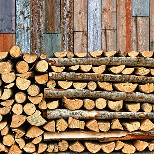 LOERSS Bois de Chauffage Naturel séché au Four, bûches de Bois de Chauffage pour la Cuisson au Barbecue, Bois 100% Naturel, pour Le Camping, Les poêles, Les foyers,20cm-10lb