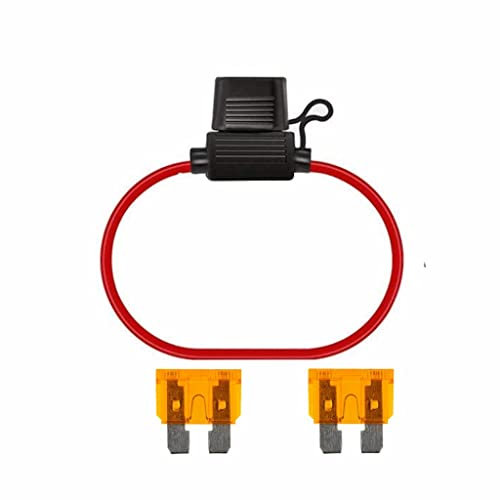 Movilideas 1 x Sicherungshalter für Luftfahrzeuge, wasserdicht, mit 2 Sicherungen à 5 A.