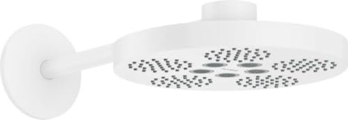 hansgrohe AXOR One Duschkopf 280 2 Strahlarten mit Brausearm, 48492700, Farbe: Mattweiß
