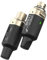 STRICH UHF XLR Wireless Microphone Transmitter Receiver, 7-Channel Mic System Set, Rechargeable Microphone Adapter Plug-on for Dynamic Mics, Audio Mixer, PA System