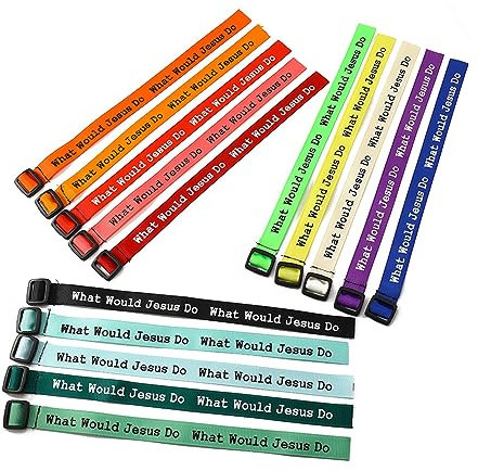 15 Stück religiöse christliche Armbänder, einfache Freundschaftsarmbänder, bunt gewebte Armbänder, Schmuck, inspirierendes Geschenk
