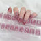 Semi Cured Gel Nail Wraps, 22 Pcs Gel Nail Polish Strips for Salon-Quality Manicure Set Nail Wraps Soft Self-Adhesive Gel Nail Stickers (UV/LED Lamp Required) (Rosy Cheek)