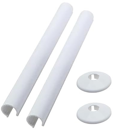 Uozonit Heizkörperrohrabdeckung, Wasserrohrabdeckung – Schlauchabdeckung für Heizkörperschellen | tragbare Heizkörperrohrabdeckung, Muffe für Toilette, Küche