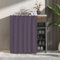 Icegrey Regale Vorhang Schrank Vorhänge Regal Aufbewahrungsregal für Regale Wandpaneele Zum Aufhängen an der Tür Stil 7 70x80cm