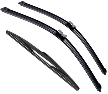 Scheibenwischer Für Mazda 3 BK Für Fließheck 2003-2009 Auto Wischerblätter Weiche Gummi Scheibenwischer Auto Windschutzscheibe 211914 2007 2008(3 wipers)