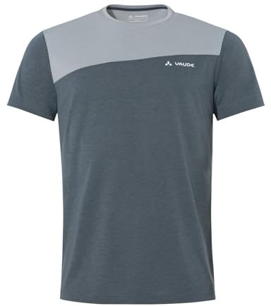 VAUDE Sveit T-Shirt für Herren in XXL, Heron Uni – Schnelltrocknendes & geruchsresistentes Sport Shirt, Atmungsaktives Outdoor T-Shirt mit Rundhals, Ideal für Fahrradreisen & Bergsport