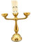 Kerzenhalter Die Schöne und das Biest Kerzenhalter Ornament Wecker Ornament Dekoration Retro Collection Harz Ornament Cogsworth Geburtstagsgeschenk (Kerzenhalter)
