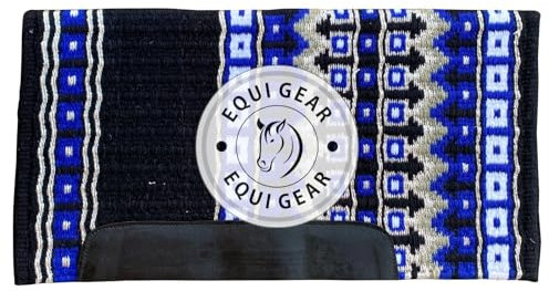 EQUIEMPRESS Sattelunterlage Western Show/Westernsatteldecke aus Neuseelandwolle, Top Wool Pad Sensor Flex (Anpassung möglich) A-308 (36 x 40)