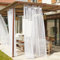 HOME MAISON - Tenda zanzariera con laccetti in poliestere, 300 x 280 cm, colore: Bianco