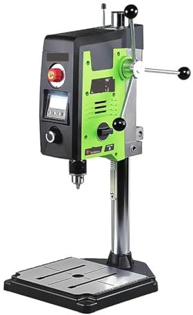 Taladro de Columna, Taladro de columna de 800 W con velocidad variable y luz de trabajo(BG-518801)