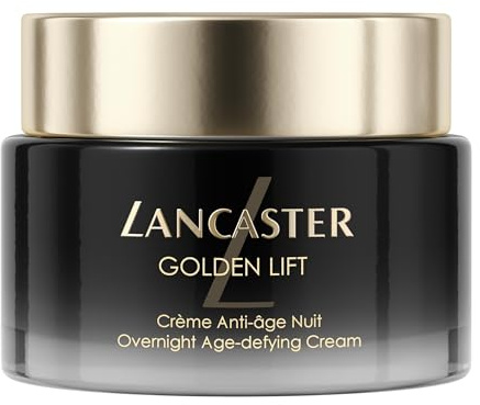 Lancaster Golden Lift Overnight Age-Defying Cream Serum | Nachtcreme mit Retinol, Retinal und Tranexamol™, fördert die Kollagenproduktion und reduziert Falten und Pigmentierungen.