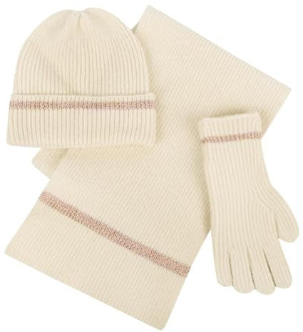 totes toasties® Ladies Knitted Hat Scarf & Glove Gift Set