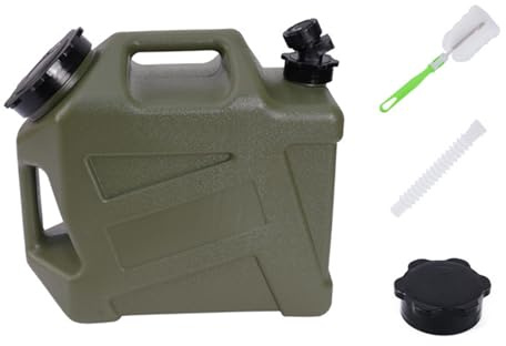 Whoasyst Conteneurs de stockage d'eau Réservoir de camping avec robinet Seau de camping avec robinet Cruches avec robinet Récipient d'eau avec robinet