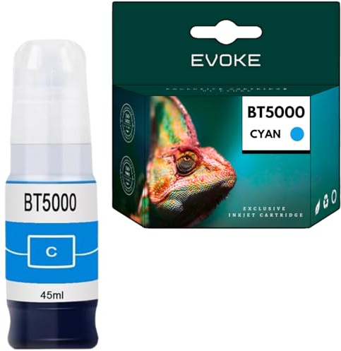 EVOKE BT5000 Tinte kompatibel zu Brother DCP-T220 T420W T425W T426W T500W T510W T520W T525W Blau (Cyan) 5000 Seiten 50 ml