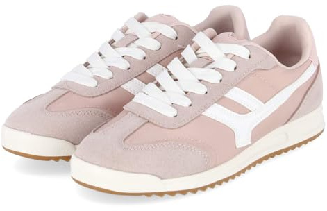 BULLBOXER 6FF1310101 7300 Damen Sneaker Low Synthetik, Leder & Textil in rosa - Gr. 39
