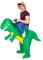 Morph Dino Kostüm Aufblasbar Erwachsene, Dino Kostüm Aufblasbar