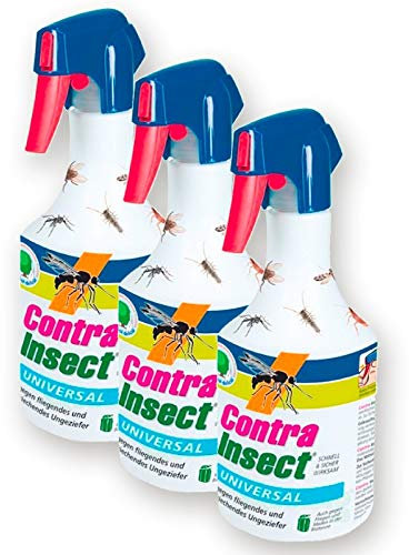 3er Sparpack 3 x 500 ml Contra Insect Universal + 20g Kressesamen Sprint gratis