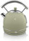 Swan Retro SK14630GN Hervidor de Agua 1,8L, Tetera Eléctrica, Resistencia Oculta Acero Inoxidable, Inalámbrico, sin Cable, Diseño Vintage, Apagado Automático, Verde, 3000W, 3000 W