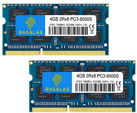 Rasalas 8500 Blu 8GB Kit(2x4GB) Blue Sodimm……