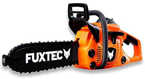 Fuxtec Kinder Spielzeug Kettensäge FX-SKS1 echter Sound + rotierende Sägekette