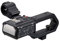 Panasonic VW-HU1E-K - Maniglia per videocamera (due connettori XLR, luce video a LED, facile da usare, colore: Nero