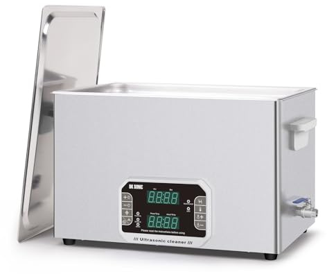 DK SONIC Professional Ultrasonic Cleaner 30L, 600W Heavy-Duty Sonic Cleaner With Timer,Heater&Touch Control, Multi-Application for Motorcycle Engines, Carburetors, Chains (Include Basket)