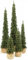 Albero di Natale Verde Slim Alto Stretto Artificiale Realistico Decorazioni casa addobbi altissima qualita