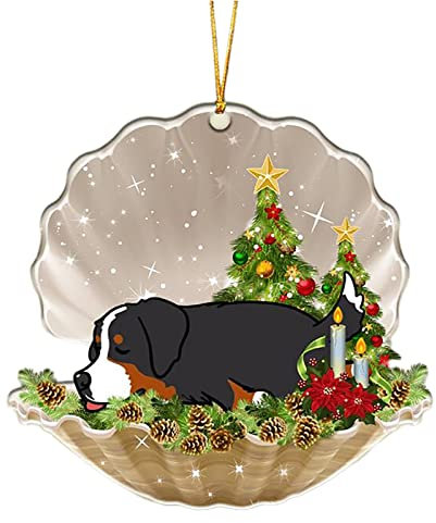 TianWlio 2022 New Seafood Shell Dog Christmas Funs Anhänger Cartoon Weihnachtsbaum Anhänger Weihnachtsdekoration Anhänger Weihnachtsdekoration Anhänger Hängeregale