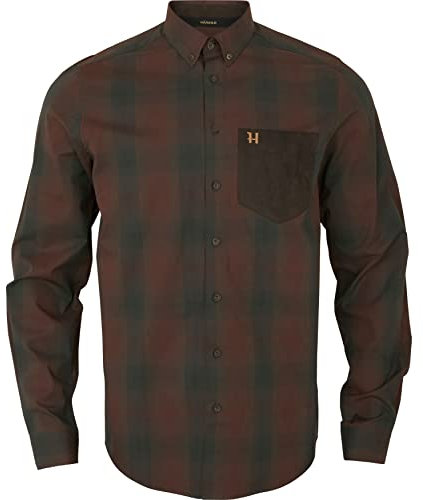 Akkan Shirt | Jagdhemd | Kariertes Flanellhemd für Jäger | Professionelle Jagdbekleidung für Herren | hochwertig & bügelfrei | Jagd Zubehör | Karohemd | Skandinavische Qualität |Größe S