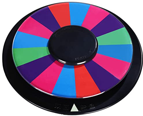 STOBOK zum Drehen Rad Preisrad Partyspiel Lotteriespiele Glücksspiele DIY Rad Tischspiel Drehen Platte Spielzeug für Party Spiele