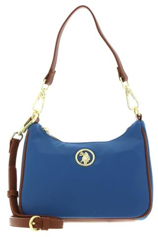 U.S. POLO ASSN. Houston Hobo Bag XS Light Blue/Tan