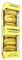 PAPA Confezione da 6 MACARONS 84 grammi biscotti ripieni senza glutine vari gusti e colori allestimento feste party cerimonie compleanni (Giallo Limone)