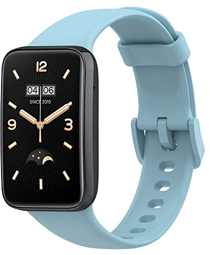 Strap-it Xiaomi Smart Band 7 Pro Silikonband (Hellblau)