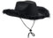 Edhomenn Cowboyhut für Damen, Filz, Flauschiger Federbesatz, Cowgirl-Hut, Kostüm, Rollenspiel, Cosplay, Party-Zubehör (B1-Schwarz, 32 x 42 x 18 cm)