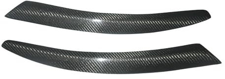 Joselin Autoscheinwerfer Lampe Augenbrauen Abdeckung,Kompatibel mit Audi A6 C6 4F 2004-2009,Autozubehör