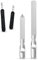 Velodios Metal Nail File, Stainless Steel, Double-Sided, Anti-Slip Handle, Reusable, Nail Manicure Tools for Men and Women, Includes Leather Case