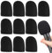 Mousse Micro Casque, GeRRiT 10 Pièces Bonnet Micro Noir, Éponge Mousse pour Micro, Microphone Bonnet Anti-Éclaboussures, Non Jetable, Convient aux Microphones D'un Diamètre de 45 à 55 mm