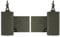 KRYDEX GEAR Magazine Holder Radio Pouch with Hook and Loop Cummerbund Side Mag Pouch Holster for Chest Rig Tactical Vest (Ranger Green)
